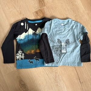 Tea Collection Boys Long Sleeve Shirt Bundle 2T